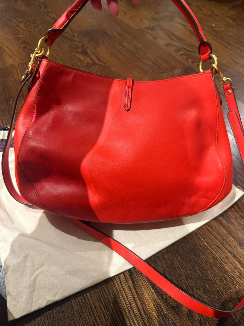 Tory Burch Miller Metal Logo Mini Hobo Bag Handbag Purse
